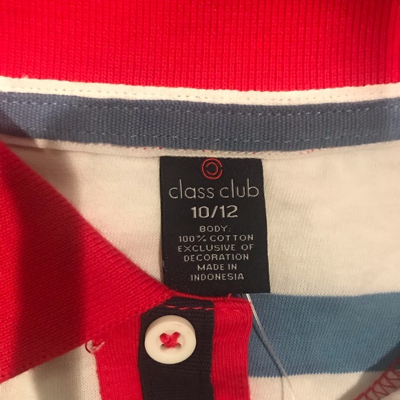 🍀Host Pick🍀 Red White and Blue Polo - Picture 3 of 3